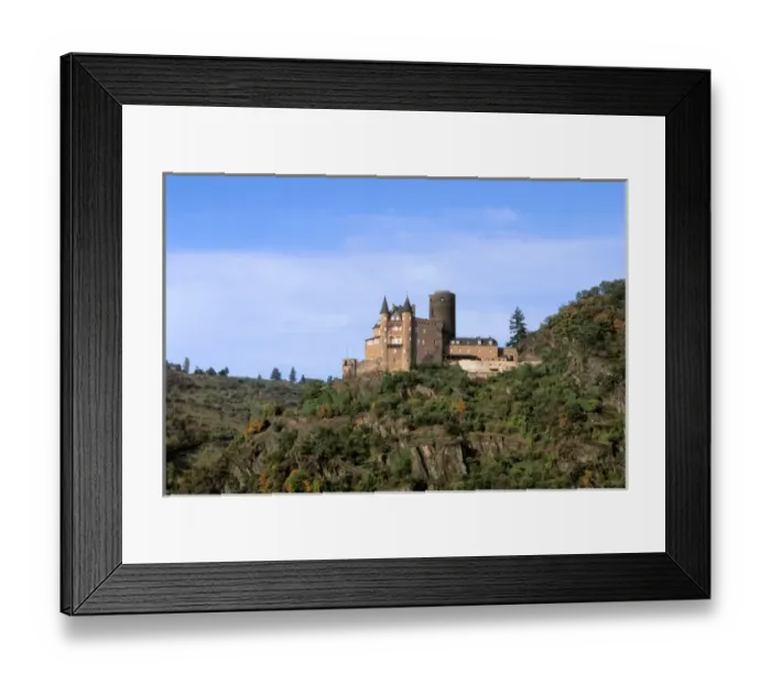 Framed Print : Europe, Germany, St. Goarshausen. Katz Castle on the Rhine River Framed Print : Europe, Germany, St. Goarshausen. Katz Castle on the Rhine River