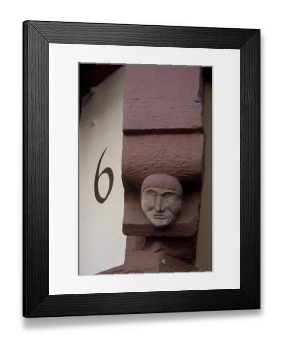 Framed Print : Germany, Franconia, Wertheim. Medieval architectural building detail Framed Print : Germany, Franconia, Wertheim. Medieval architectural building detail