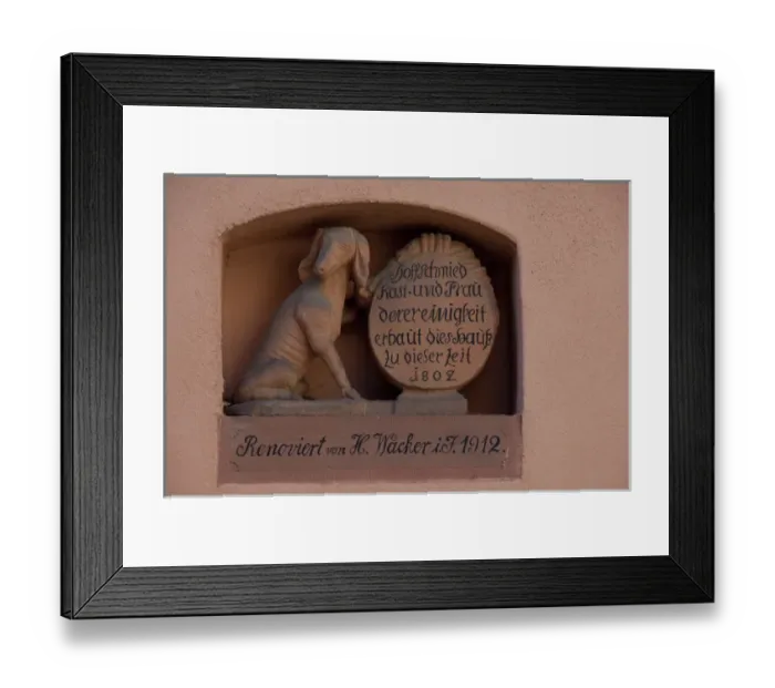 Framed Print : Germany, Franconia, Wertheim. Architectural building detail Framed Print : Germany, Franconia, Wertheim. Architectural building detail