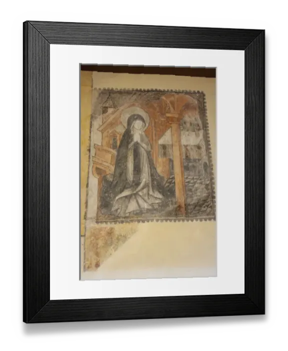 Framed Print : Germany, Franconia, Wertheim. The Protestant Collegite church (c. 1320). Historic Framed Print : Germany, Franconia, Wertheim. The Protestant Collegite church (c. 1320). Historic