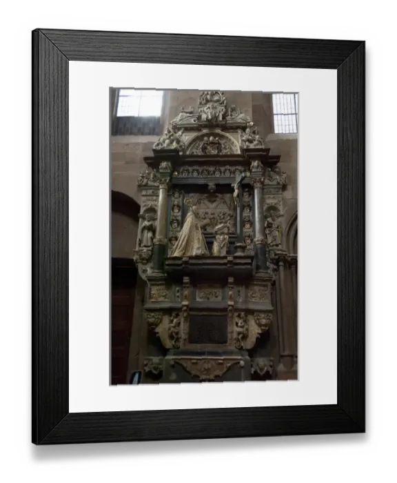 Framed Print : Germany, Rhineland Palatinate, Mainz. Mainz Cathedral. Baroque statues Framed Print : Germany, Rhineland Palatinate, Mainz. Mainz Cathedral. Baroque statues
