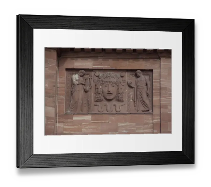 Framed Print : Germany, Rhineland Palatinate, Mainz. Mainz Theatre, exterior building detail Framed Print : Germany, Rhineland Palatinate, Mainz. Mainz Theatre, exterior building detail