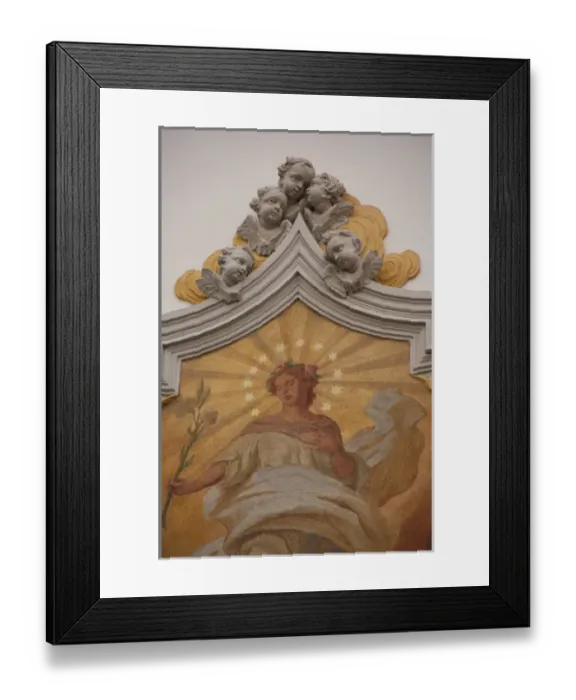 Framed Print : Germany, Bavaria, Passau. 18th century historic Italian baroque chruch, Marienkirche Framed Print : Germany, Bavaria, Passau. 18th century historic Italian baroque chruch, Marienkirche