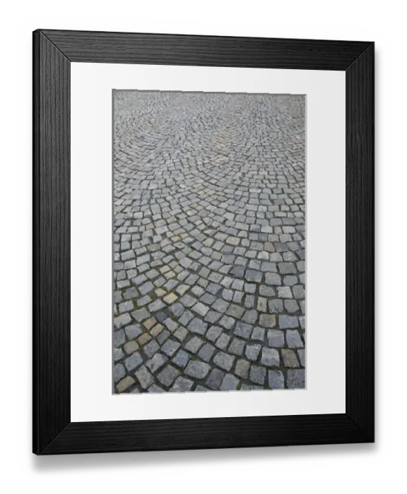 Framed Print : Germany, Passau. Typical historic cobblestone street Framed Print : Germany, Passau. Typical historic cobblestone street