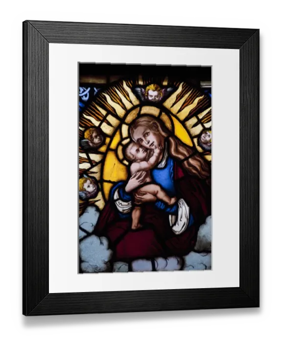 Framed Print : Germany, Passau. 14th century Old Town Hall, interior. Traditional stained glass windows Framed Print : Germany, Passau. 14th century Old Town Hall, interior. Traditional stained glass windows