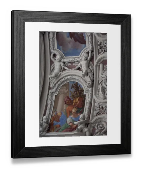 Framed Print : Germany, Passau. St. Stevens Cathedral, baroque interior. Architect Carlo Lurago Framed Print : Germany, Passau. St. Stevens Cathedral, baroque interior. Architect Carlo Lurago