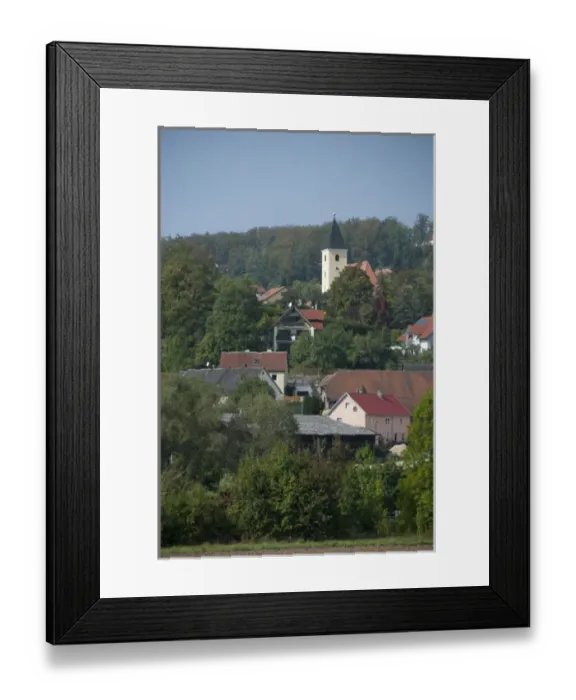 Framed Print : Germany. Typical Franconian countryside between Regensburg & Nuremberg Framed Print : Germany. Typical Franconian countryside between Regensburg & Nuremberg