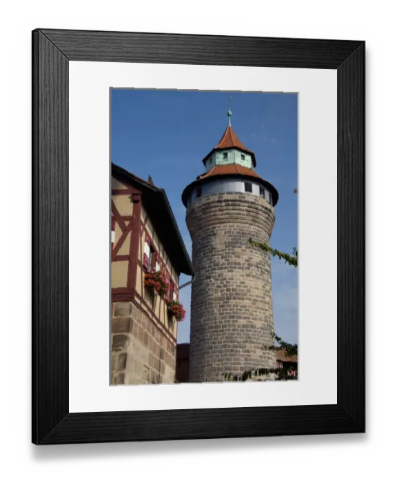 Framed Print : Germany, Bavaria, Nuremberg. Historic 11th century Imperial Castle (aka Kaiserburg) Framed Print : Germany, Bavaria, Nuremberg. Historic 11th century Imperial Castle (aka Kaiserburg)