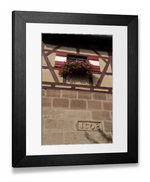 Framed Print : Germany, Bavaria, Nuremberg. Historic Imperial Castle (aka Kaiserburg). The Deep Framed Print : Germany, Bavaria, Nuremberg. Historic Imperial Castle (aka Kaiserburg). The Deep