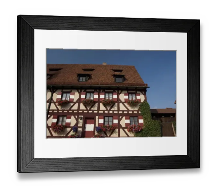 Framed Print : Germany, Bavaria, Nuremberg. Historic Imperial Castle (aka Kaiserburg). The Deep Framed Print : Germany, Bavaria, Nuremberg. Historic Imperial Castle (aka Kaiserburg). The Deep