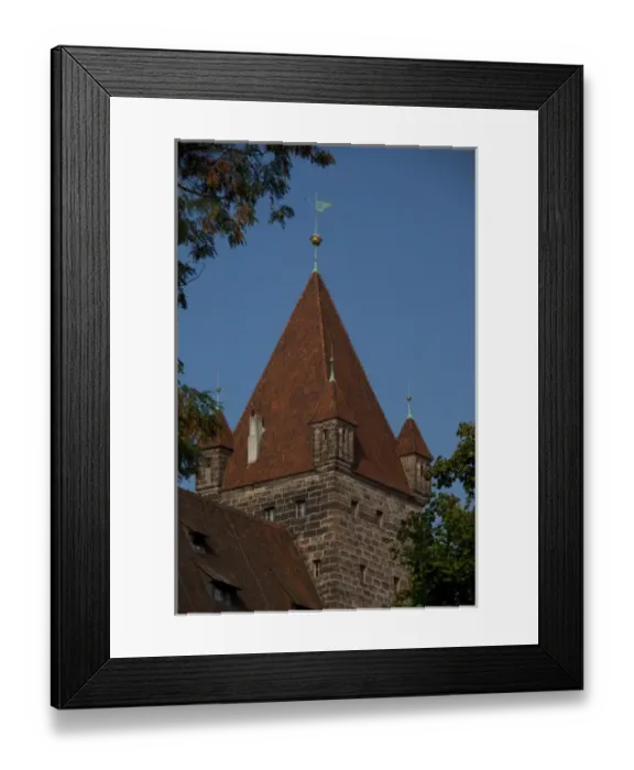 Framed Print : Germany, Bavaria, Nuremberg. Historic 11th century Imperial Castle (aka Kaiserburg) Framed Print : Germany, Bavaria, Nuremberg. Historic 11th century Imperial Castle (aka Kaiserburg)
