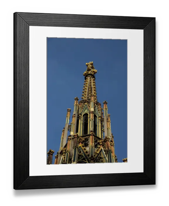 Framed Print : Germany, Bavaria, Nuremberg. Market Square, Famous Lovely Fountain (aka Framed Print : Germany, Bavaria, Nuremberg. Market Square, Famous Lovely Fountain (aka
