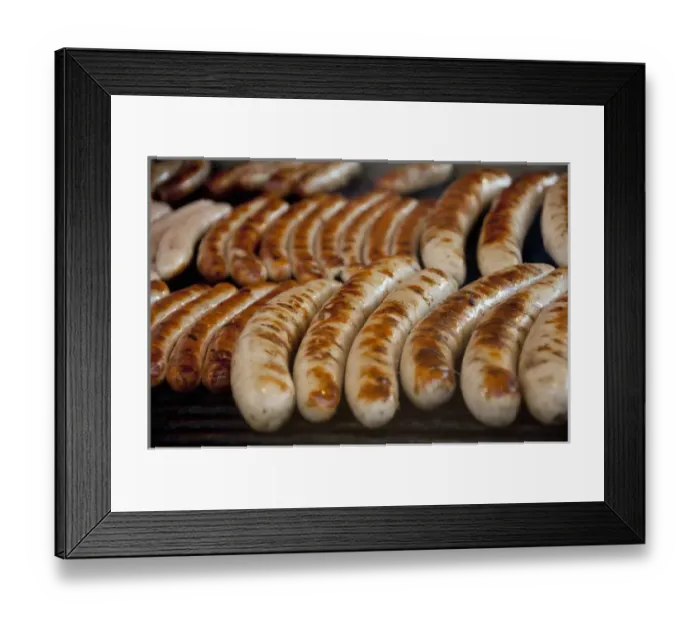 Framed Print : Germany, Bavaria, Nuremberg. Old Market Square, famous Nuremberg saugages Framed Print : Germany, Bavaria, Nuremberg. Old Market Square, famous Nuremberg saugages