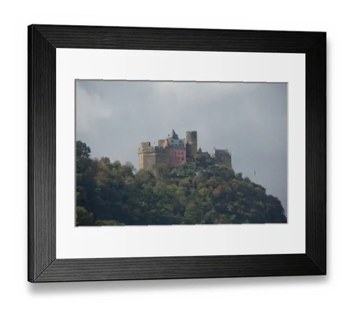Framed Print : Germany, Rhine River. View along the Rhine River near Oberwesel (mile marker 550) Framed Print : Germany, Rhine River. View along the Rhine River near Oberwesel (mile marker 550)