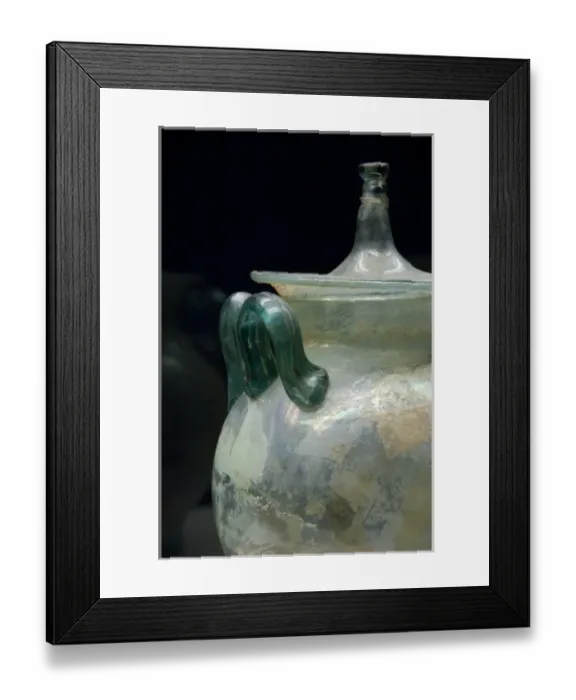 Framed Print : Germany, Cologne (aka Koln). Roman Germanic Museum. Display of ancient Roman glass Framed Print : Germany, Cologne (aka Koln). Roman Germanic Museum. Display of ancient Roman glass