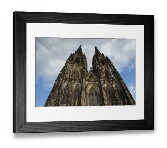 Framed Print : Germany, Cologne (aka Koln). 13th Century Gothic Cologne Cathedral, the largest in Framed Print : Germany, Cologne (aka Koln). 13th Century Gothic Cologne Cathedral, the largest in