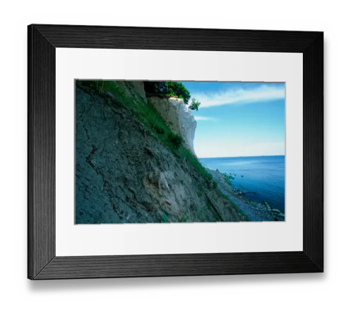 Framed Print : EUROPE, Germany, Baltic Sea, Island of Ruegen Cliffs on rocky coastline of Ruegen Framed Print : EUROPE, Germany, Baltic Sea, Island of Ruegen Cliffs on rocky coastline of Ruegen