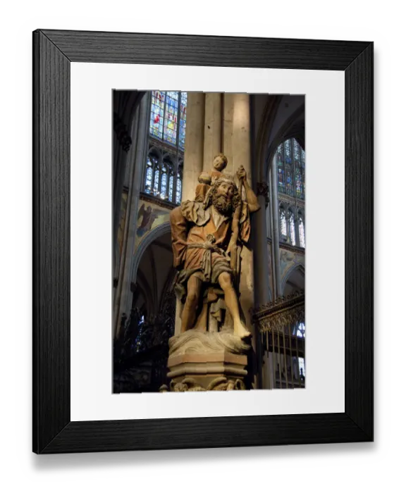 Framed Print : Germany, Cologne (aka Koln). 13th Century Gothic Cologne Cathedral, the largest in
