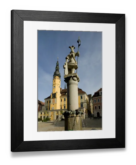 Framed Print : Tower of town hall, Bautzen, Saxony, Germany