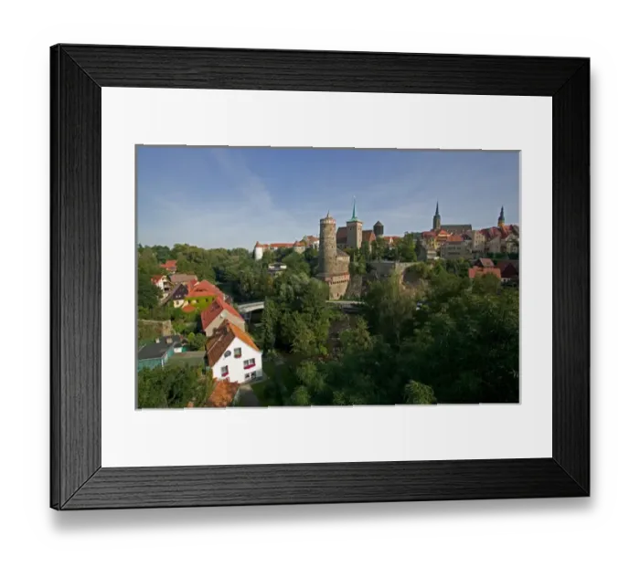 Framed Print : The old city, Bautzen, Saxony, Germany