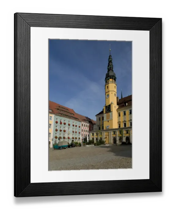 Framed Print : Tower of town hall, Bautzen, Saxony, Germany