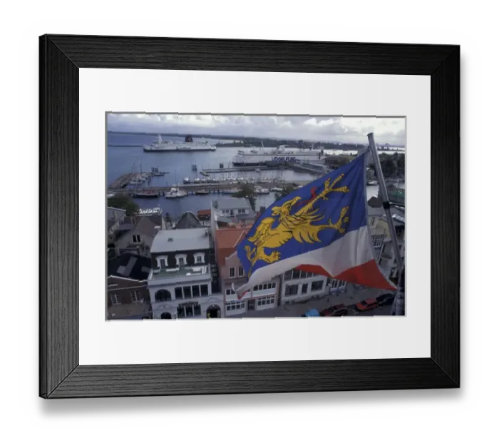 Framed Print : Germany, Warnemunde. Port of Warnemunde Framed Print : Germany, Warnemunde. Port of Warnemunde