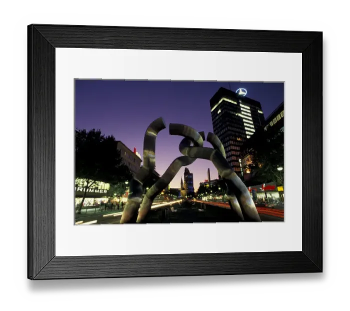 Framed Print : Germany, Berlin. Tauenizien Strasse Framed Print : Germany, Berlin. Tauenizien Strasse
