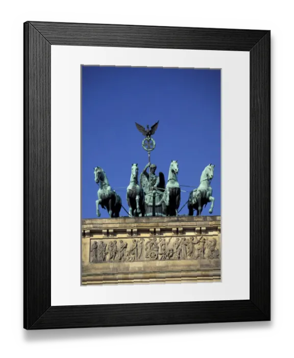 Framed Print : Germany, Berlin. Brandenburg Gate Framed Print : Germany, Berlin. Brandenburg Gate