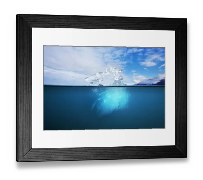 Framed Print : USA, Alaska, Tongass National Forest, Tracy Arm - Fords Terror Wilderness, Underwater Framed Print : USA, Alaska, Tongass National Forest, Tracy Arm - Fords Terror Wilderness, Underwater