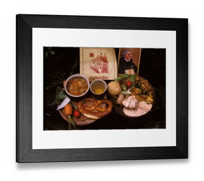 Framed Print : Europe, Germany, Wittenberg. 16th Century Luther Meal Framed Print : Europe, Germany, Wittenberg. 16th Century Luther Meal