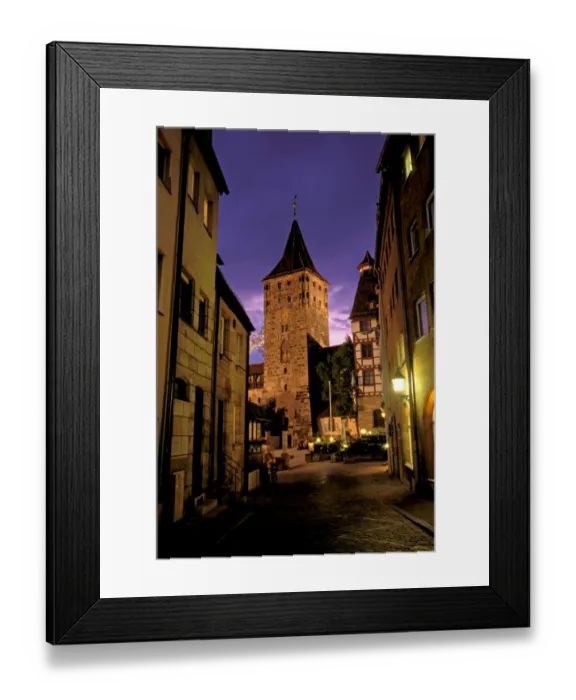 Framed Print : Europe, Germany, Nuremberg. Castle Tower and Durer Square Framed Print : Europe, Germany, Nuremberg. Castle Tower and Durer Square