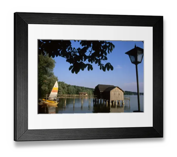 Framed Print : Amersee near Munich, Germany. germany, german, europe, european, deutsche Framed Print : Amersee near Munich, Germany. germany, german, europe, european, deutsche