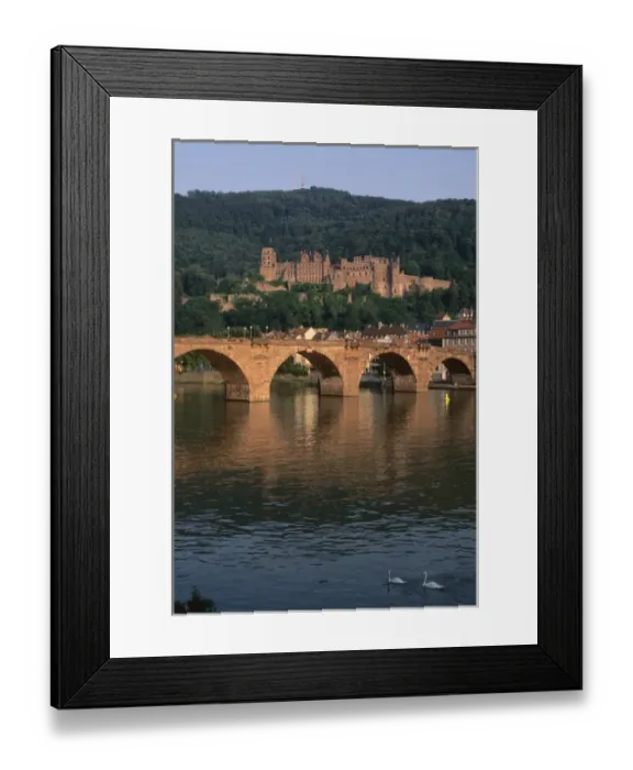 Framed Print : Heidelberg castle in Heidelberg, Germany. germany, german, europe, european