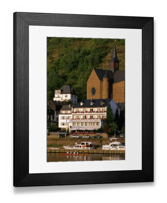 Framed Print : The Mosel River at Cochem, Germany. germany, german, europe, european, travel