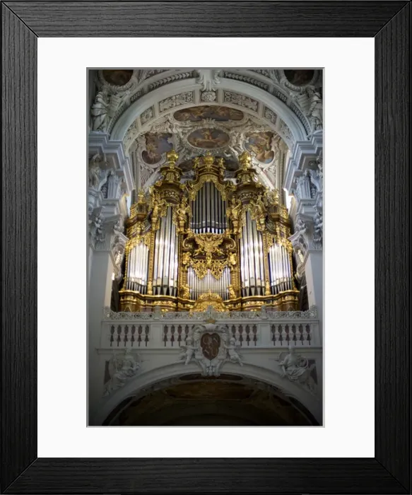 Framed Print : Europe, Germany, Bavaria, Passau, organ pipes in St. Stevens Cathedral Framed Print : Europe, Germany, Bavaria, Passau, organ pipes in St. Stevens Cathedral
