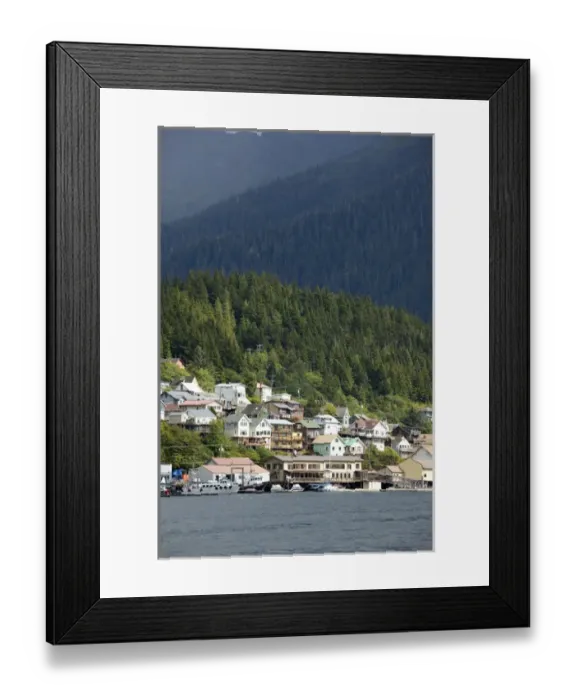Framed Print : USA, Alaska, Ketchikan Framed Print : USA, Alaska, Ketchikan