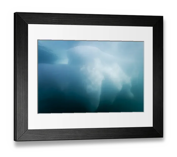 Framed Print : USA, Alaska, Underwater view of iceberg floating near Blackstone Glacier in Prince Framed Print : USA, Alaska, Underwater view of iceberg floating near Blackstone Glacier in Prince