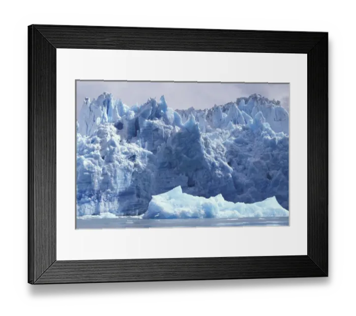 Framed Print : North America, USA, Alaska, Fords Terror Wilderness, Tracy Arm. Sawyer Glacier s