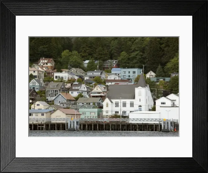 Framed Print : USA, Alaska, Ketchikan Framed Print : USA, Alaska, Ketchikan