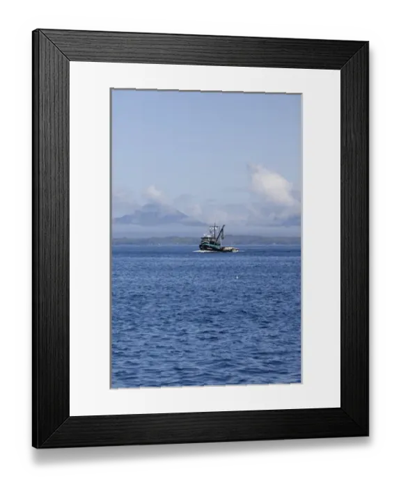 Framed Print : USA, Alaska, Southeast near Ketchikan, seine boats salmon fishing Framed Print : USA, Alaska, Southeast near Ketchikan, seine boats salmon fishing