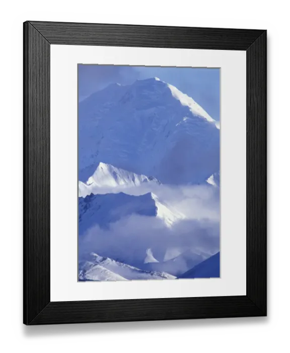 Framed Print : NA, USA, Alaska. Denali National Park. Jagged Alaskan Range peaks Framed Print : NA, USA, Alaska. Denali National Park. Jagged Alaskan Range peaks