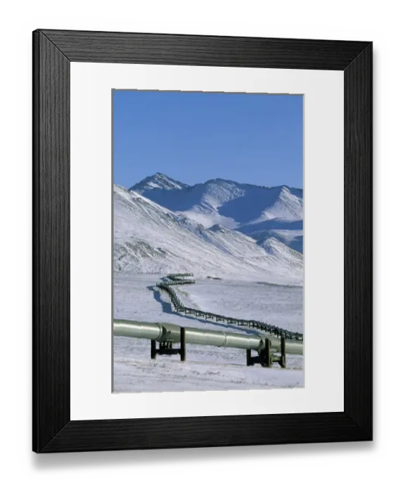 Framed Print : North America, USA, Alaska, Brooks Range. Trans-Alaskan Oil Pipeline Framed Print : North America, USA, Alaska, Brooks Range. Trans-Alaskan Oil Pipeline