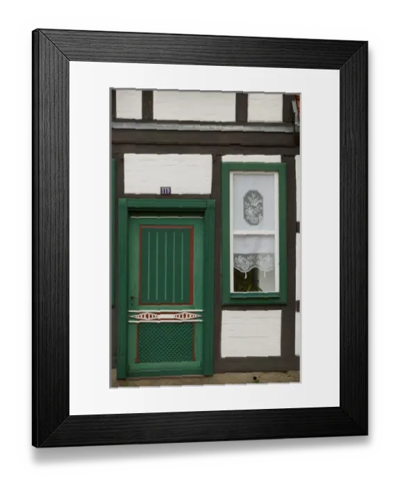 Framed Print : door and window Framed Print : door and window