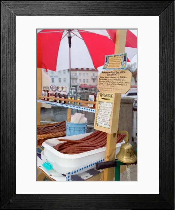 Framed Print : food stall Framed Print : food stall