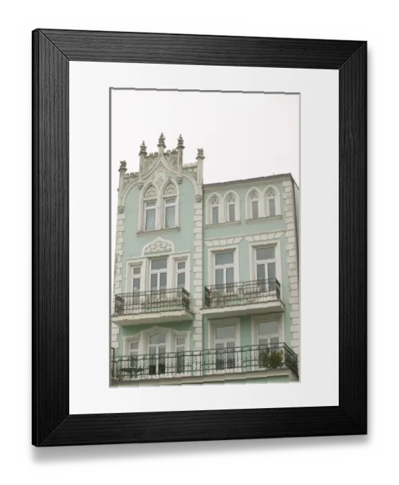 Framed Print : historic building