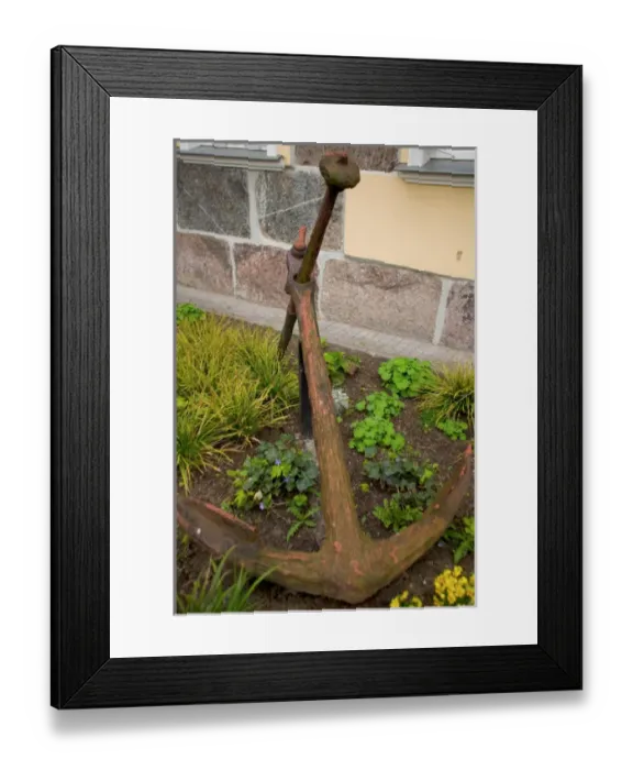 Framed Print : anchor. Europe, Germany, Warnemunde, anchor Framed Print : anchor. Europe, Germany, Warnemunde, anchor