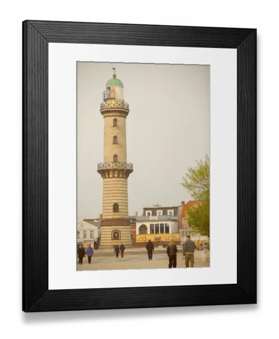 Framed Print : warnemunde lighthouse Framed Print : warnemunde lighthouse