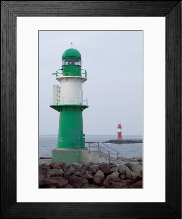 Framed Print : lighthouses