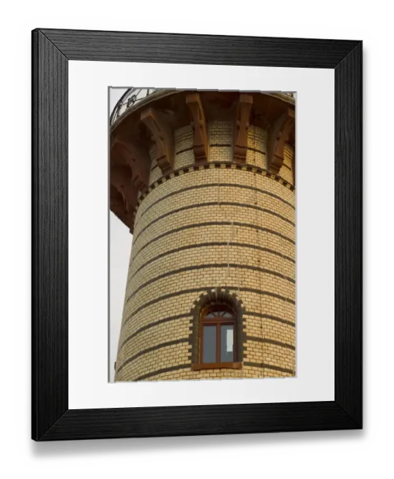 Framed Print : warnemunde lighthouse
