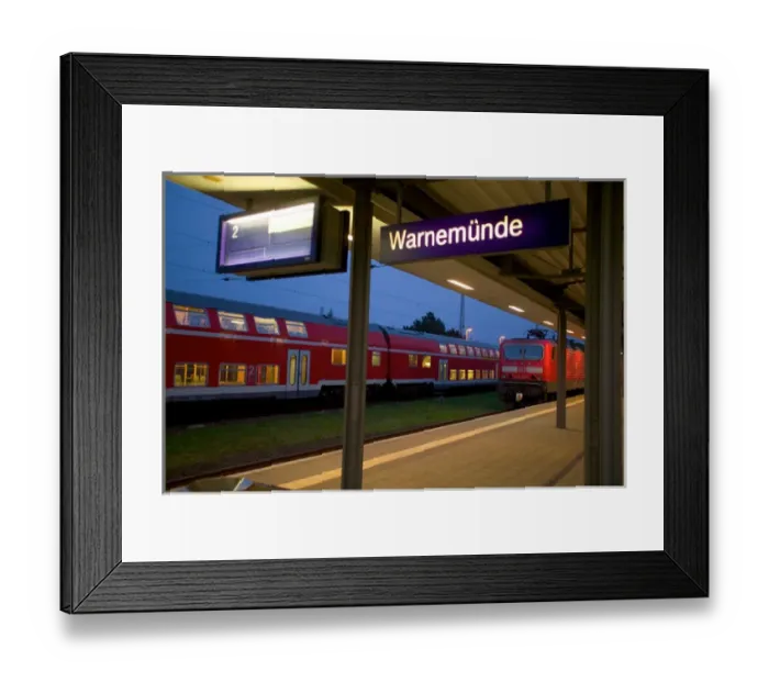 Framed Print : train station Framed Print : train station